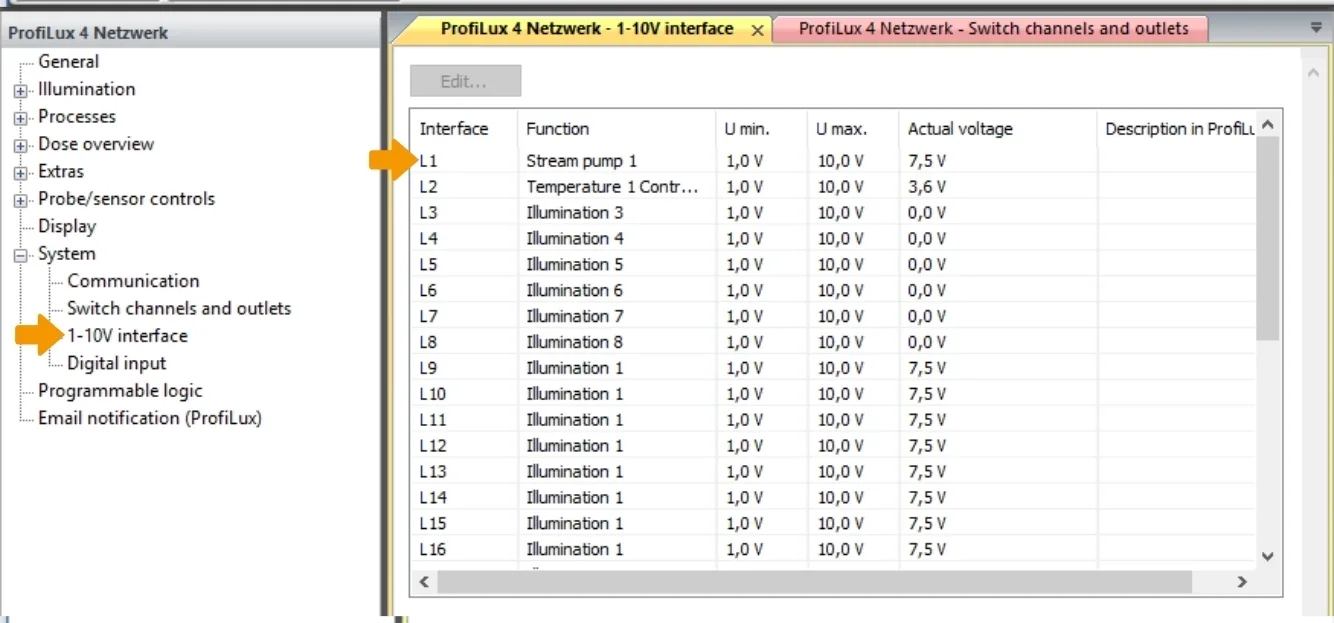 GCC System 1-10V interfaces